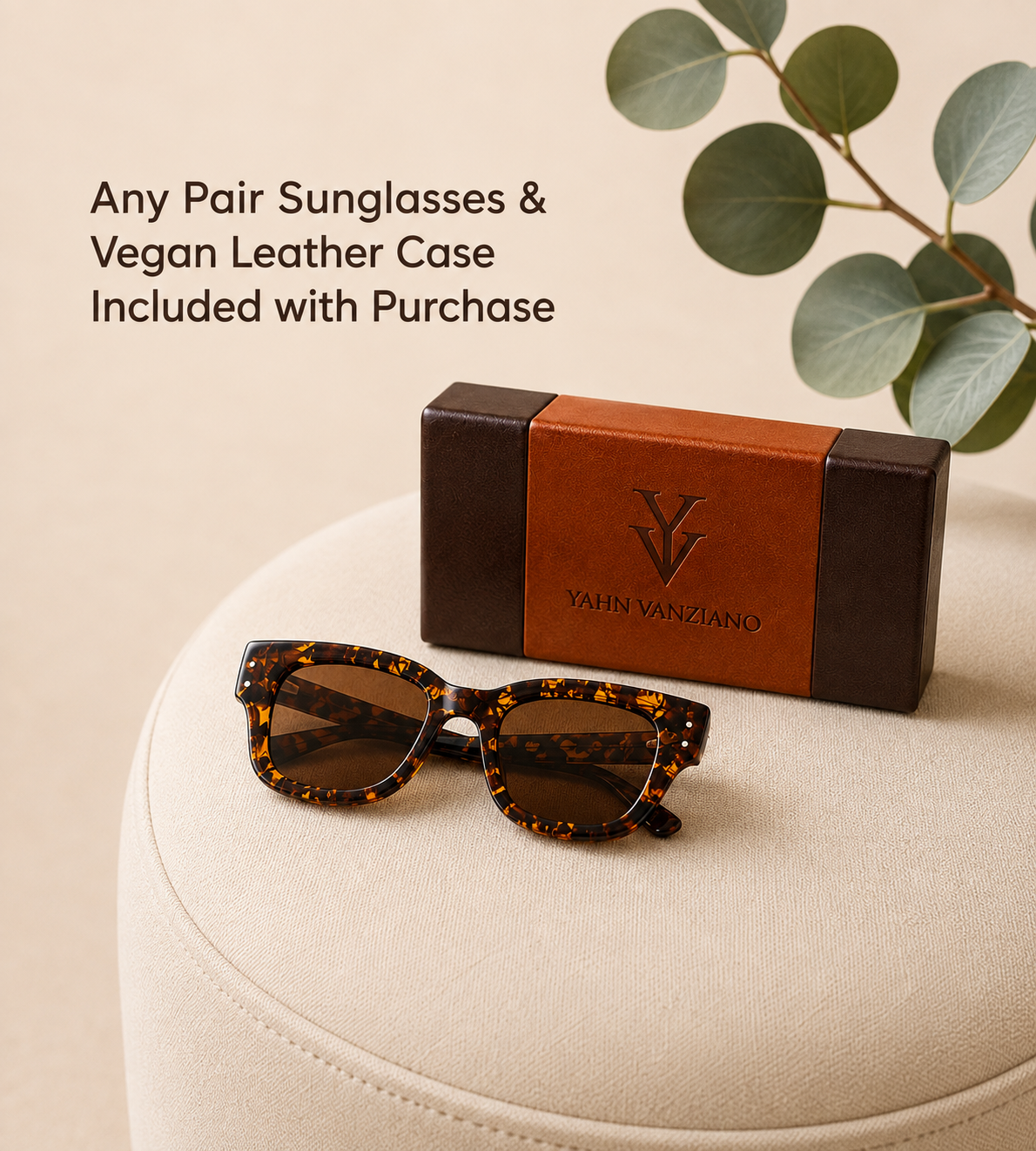 GILMA Genuine Leather Designer Tote Handbag & FREE Sunglasses Bundle