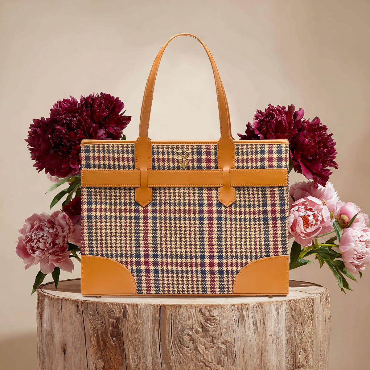 AUDRINA Chestnut Tweed