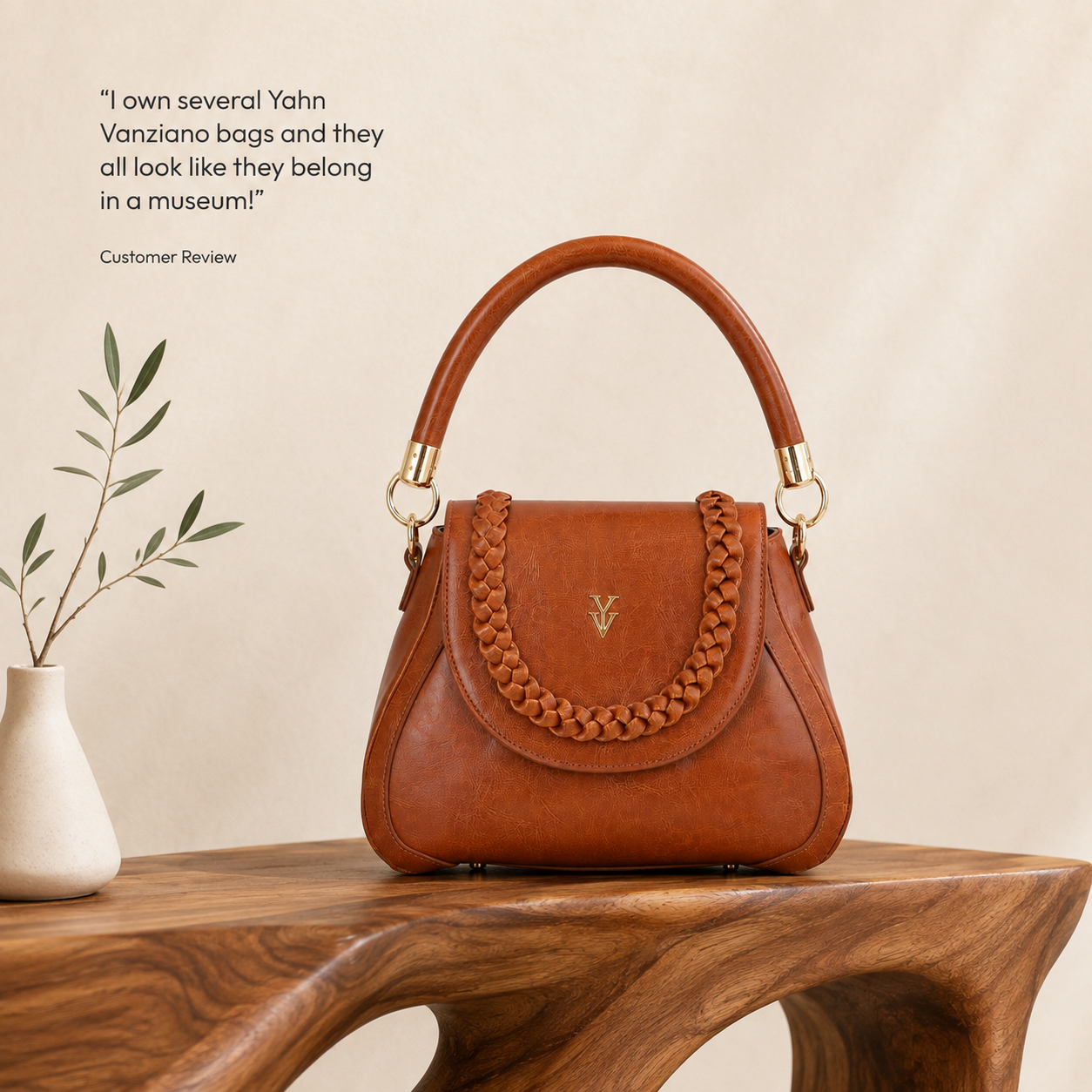 COCO JEAN Genuine Leather Designer Handbag & FREE Sunglasses Bundle