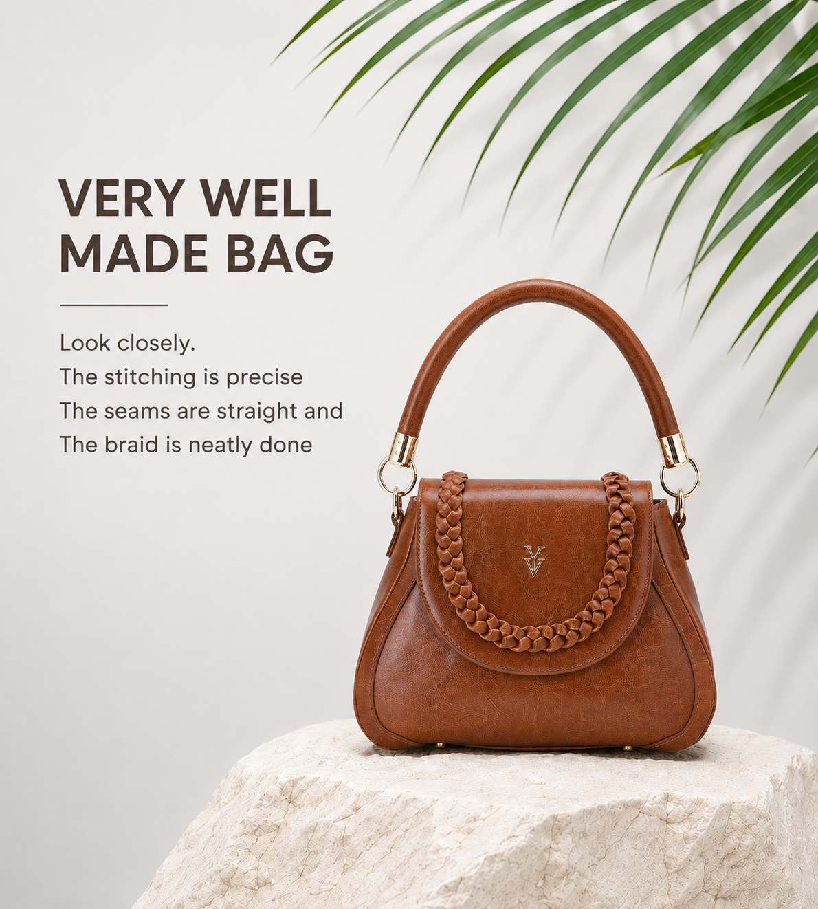 COCO JEAN Genuine Leather Designer Handbag & FREE Sunglasses Bundle