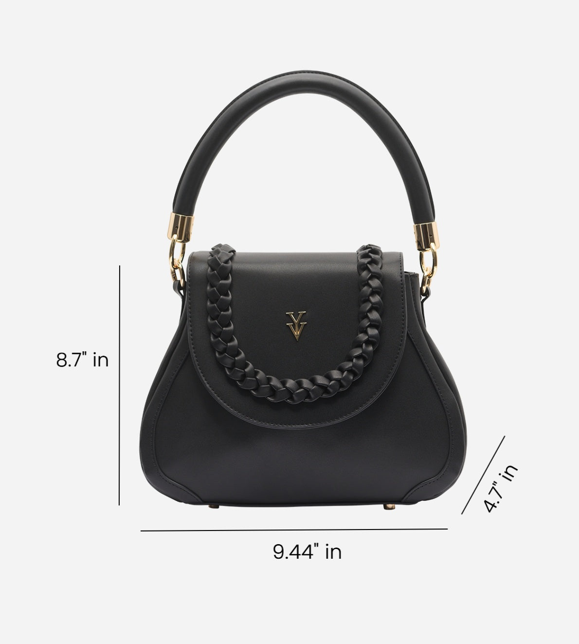 $99 COCO JEAN Black Color Handbag & FREE Sunglasses Bundle
