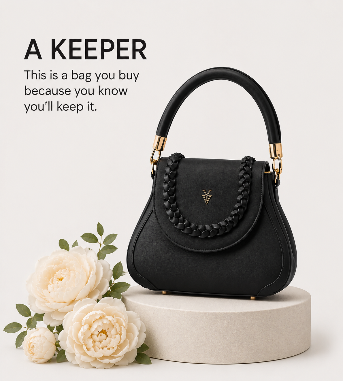 COCO JEAN Genuine Leather Designer Handbag & FREE Sunglasses Bundle