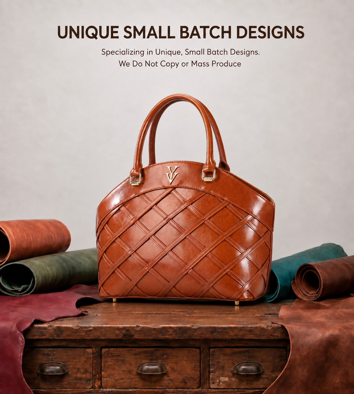 DABROV Genuine Leather Designer Handbag