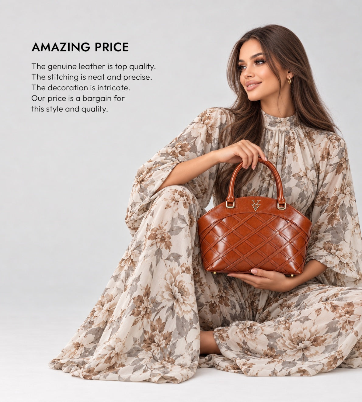 DABROV Genuine Leather Designer Handbag