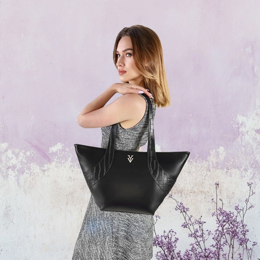 GILMA Extra Large Genuine Leather Designer Tote Handbag – YAHN