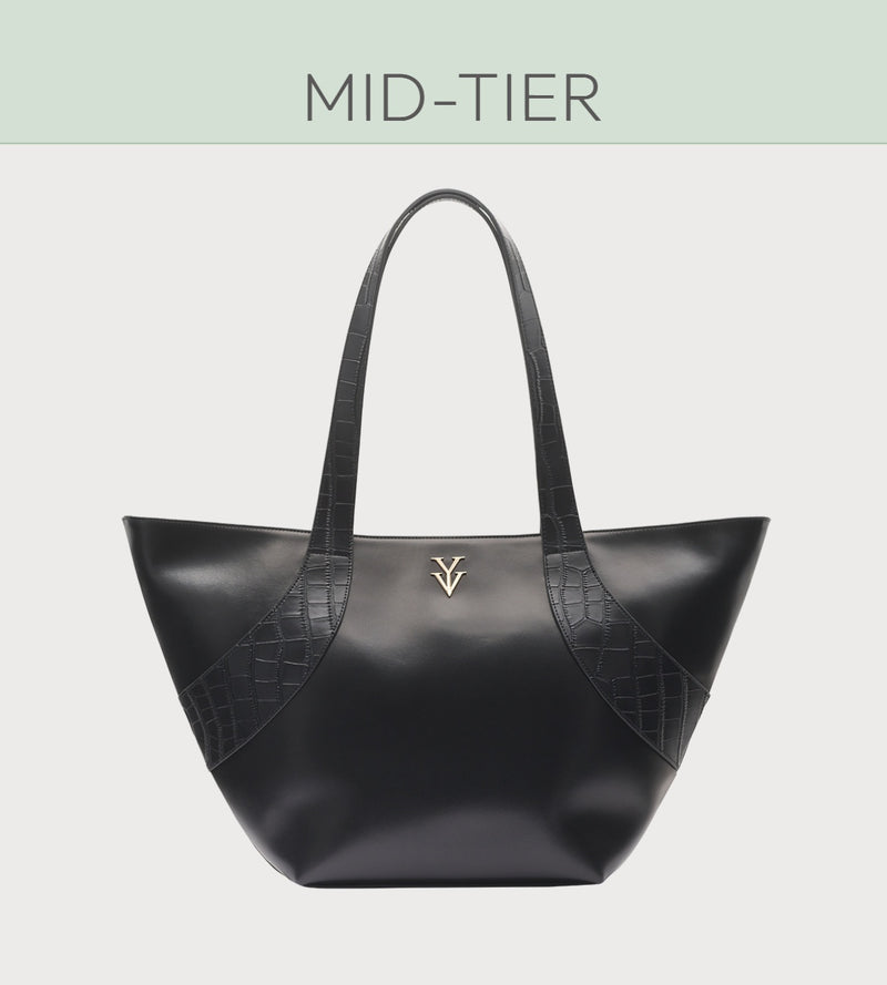 GILMA BLACK Genuine Leather Bag