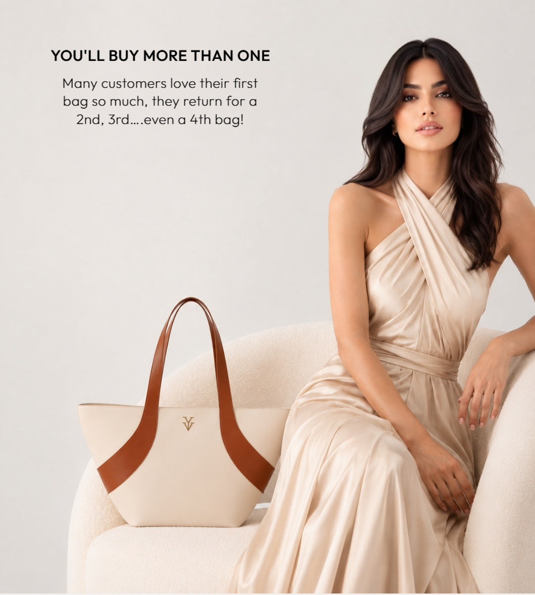 GILMA Genuine Leather Designer Tote Handbag & FREE Sunglasses Bundle