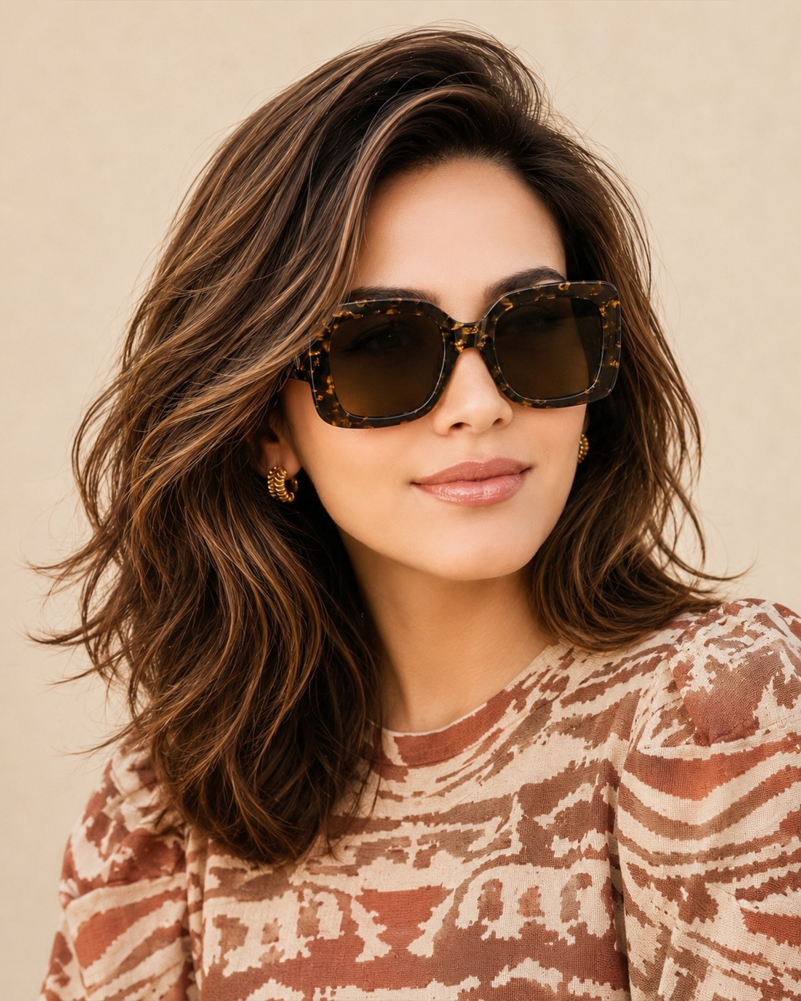 JACKIE Sunglasses Color Tortoise Brown