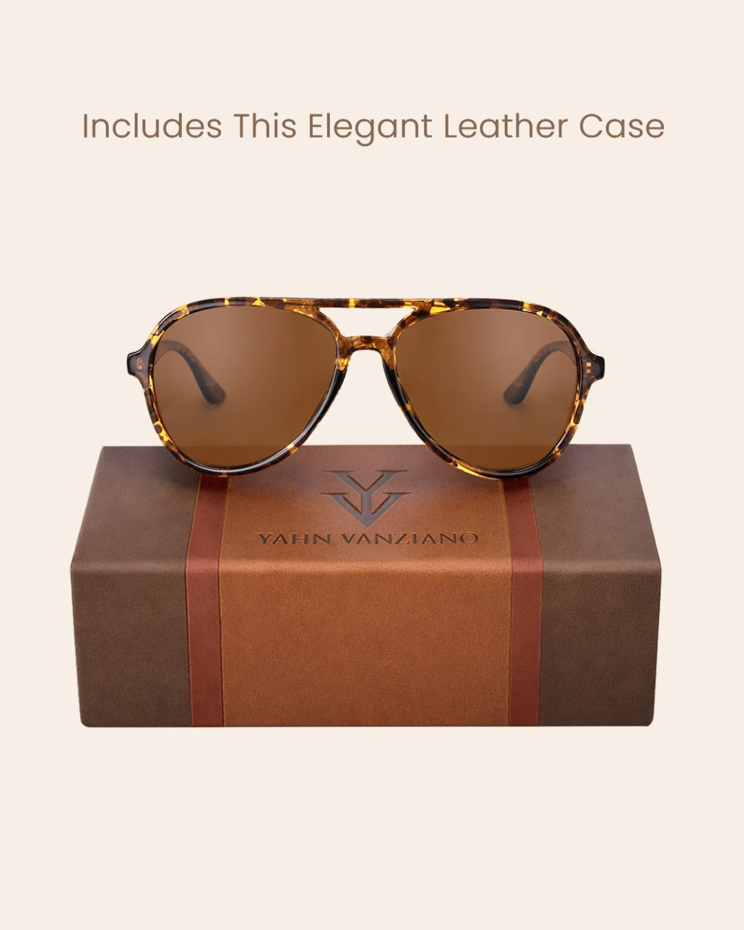 KRIS Sunglasses Color Tortoise Brown