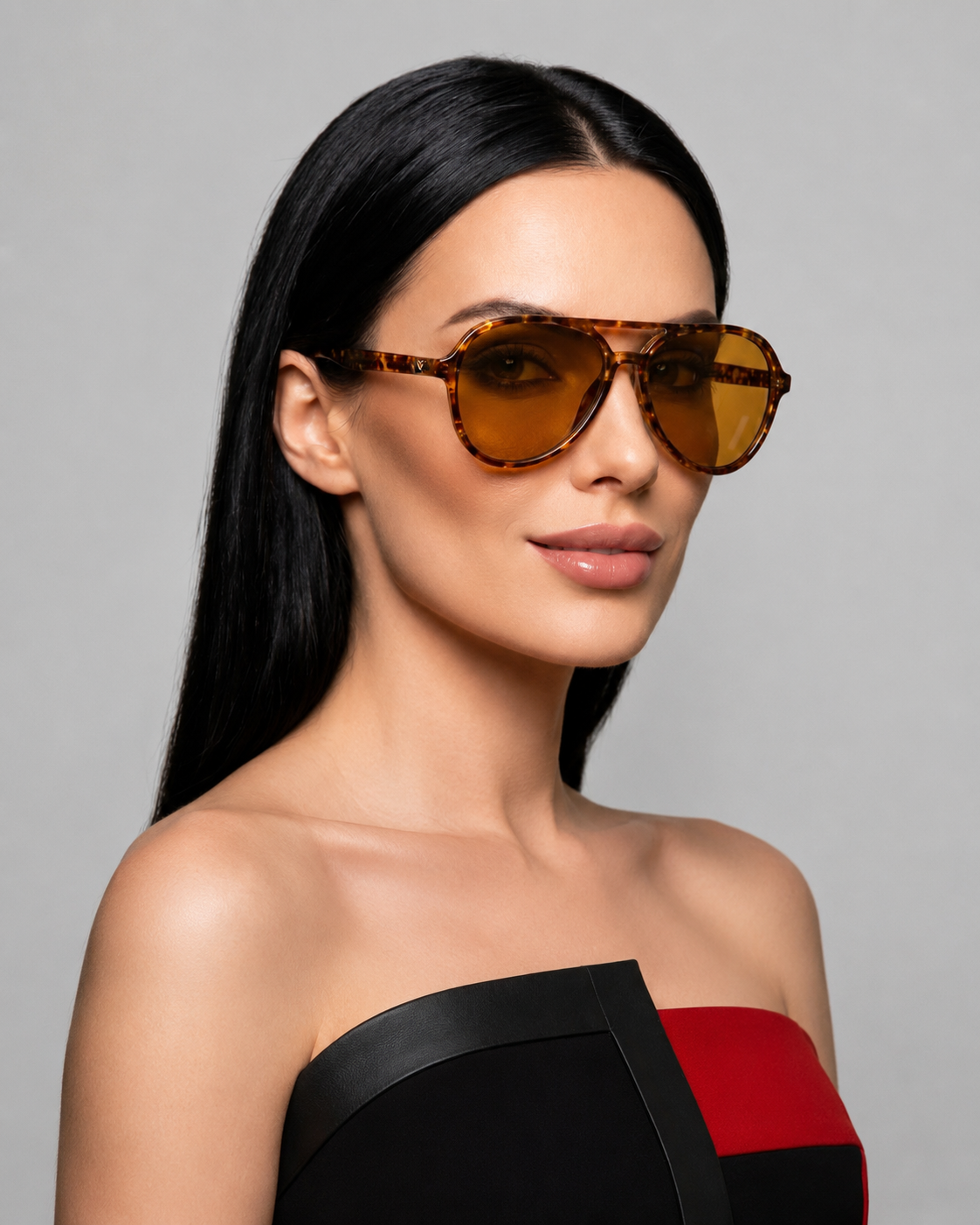 KRIS Sunglasses Color Tortoise Brown