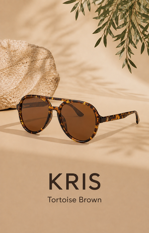 KRIS Sunglasses Color Tortoise Brown