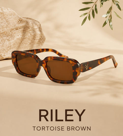 RILEY Sunglasses Color Tortoise Brown