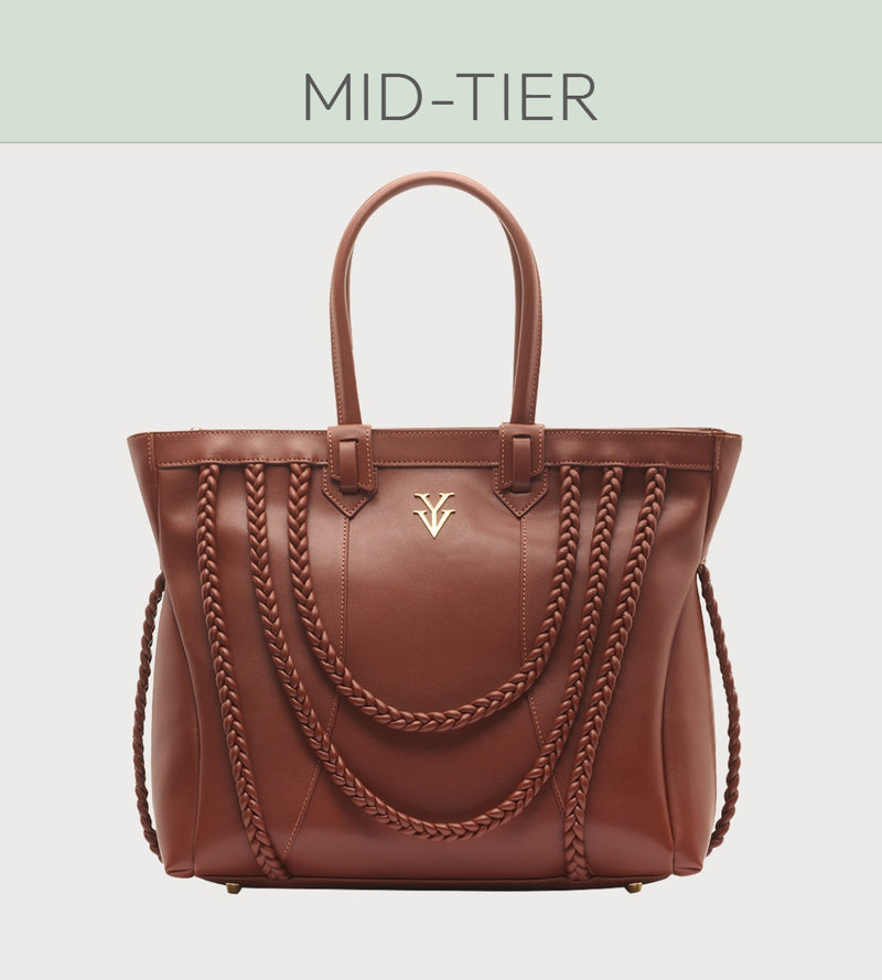 ROMINKA Mocha Genuine Leather Bag