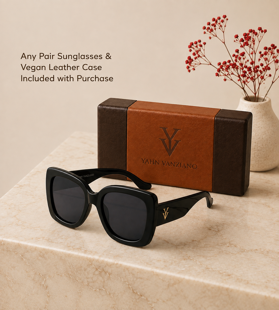 $99 COCO JEAN Black Color Handbag & FREE Sunglasses Bundle