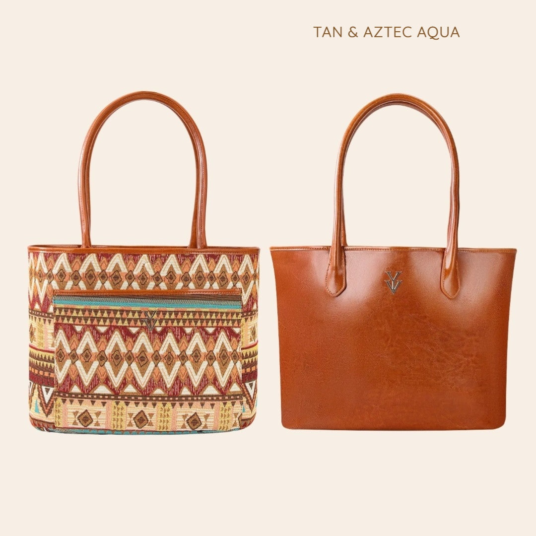TOSCA Tan & Aztec Aqua