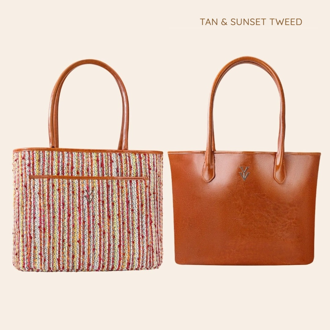 TOSCA Tan & Sunset Tweed