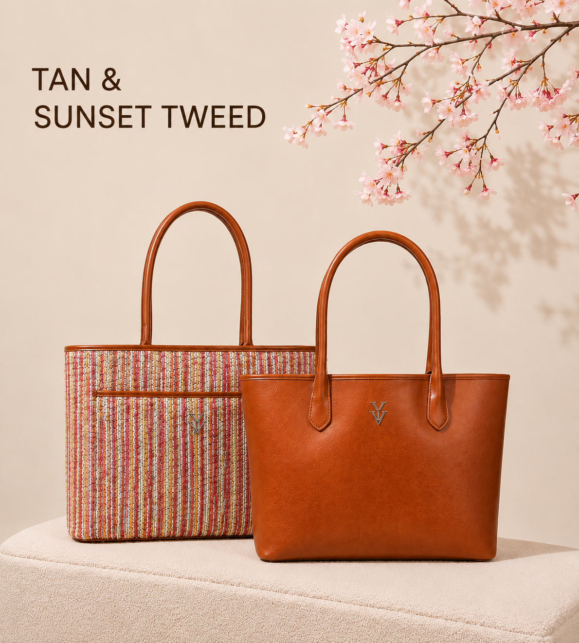 $99 TOSCA Genuine Leather Reversible Handbag & FREE Sunglasses Bundle