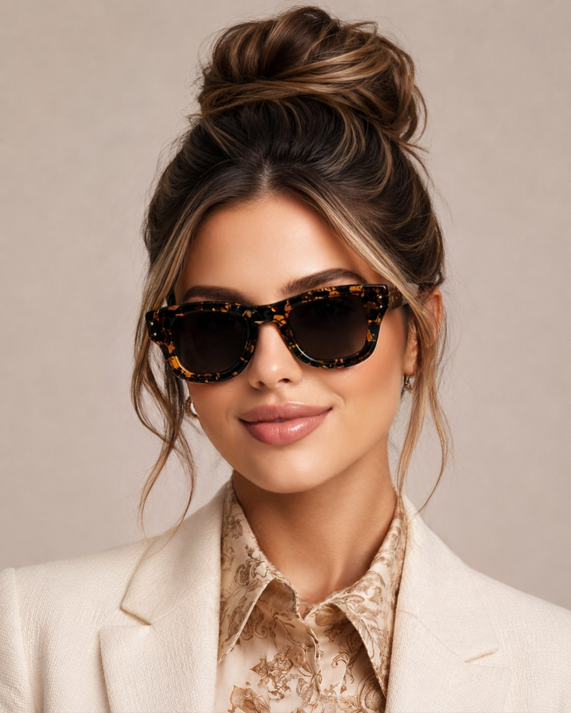 WREN Sunglasses Color Tortoise Brown
