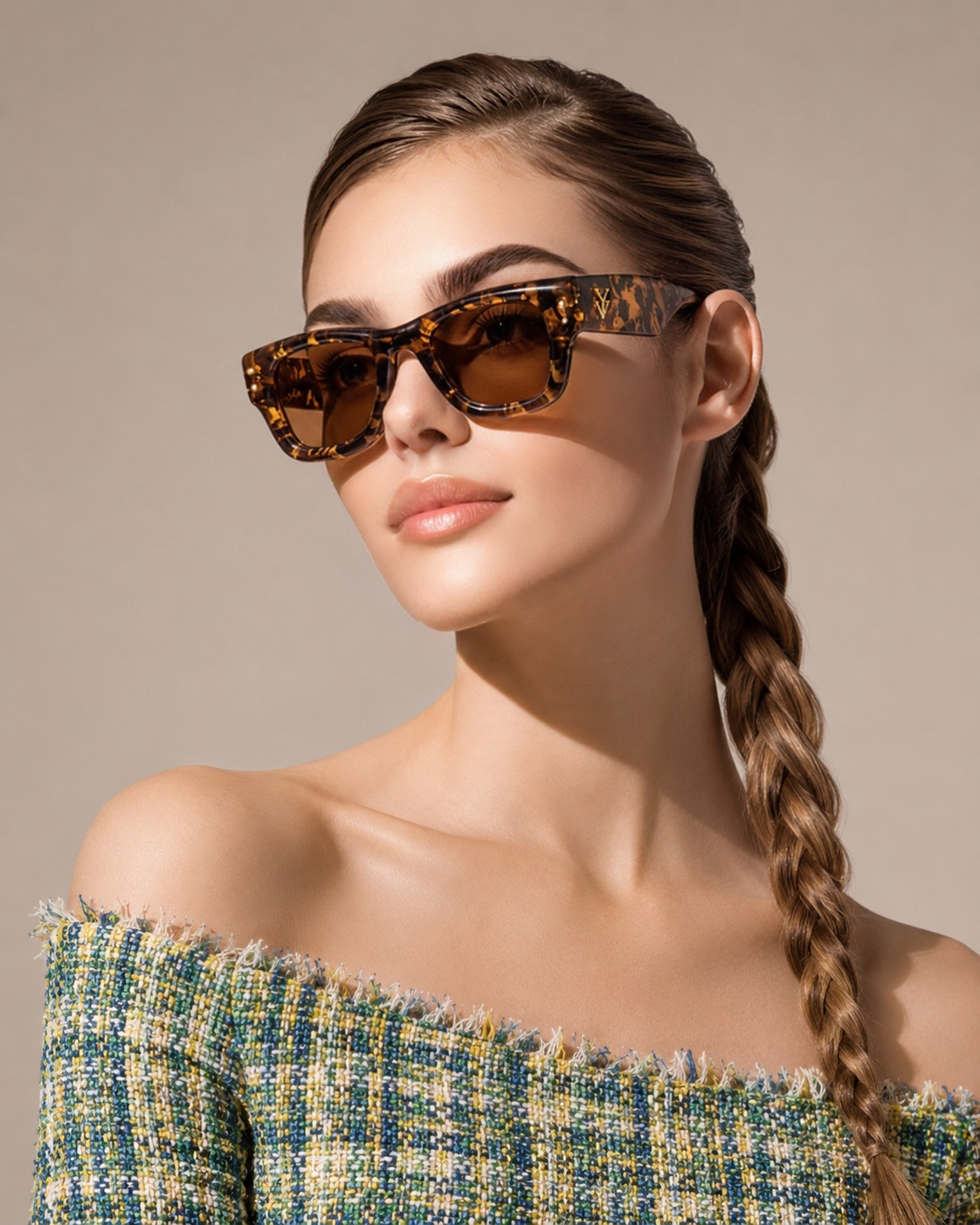 WREN Sunglasses Color Tortoise Brown