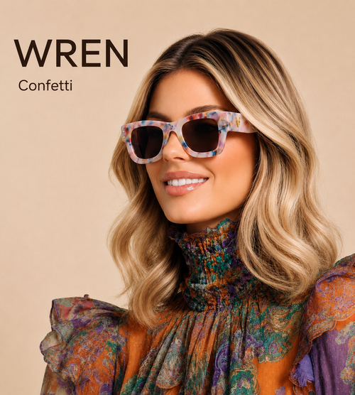 WREN Sunglasses Color Confetti