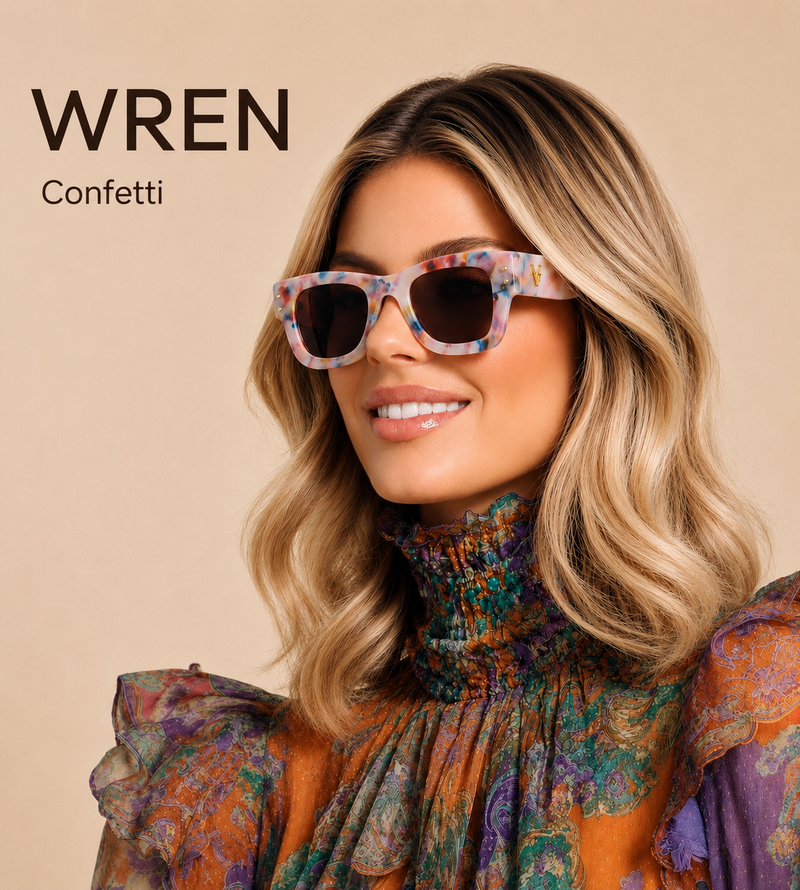 WREN Sunglasses Color Confetti