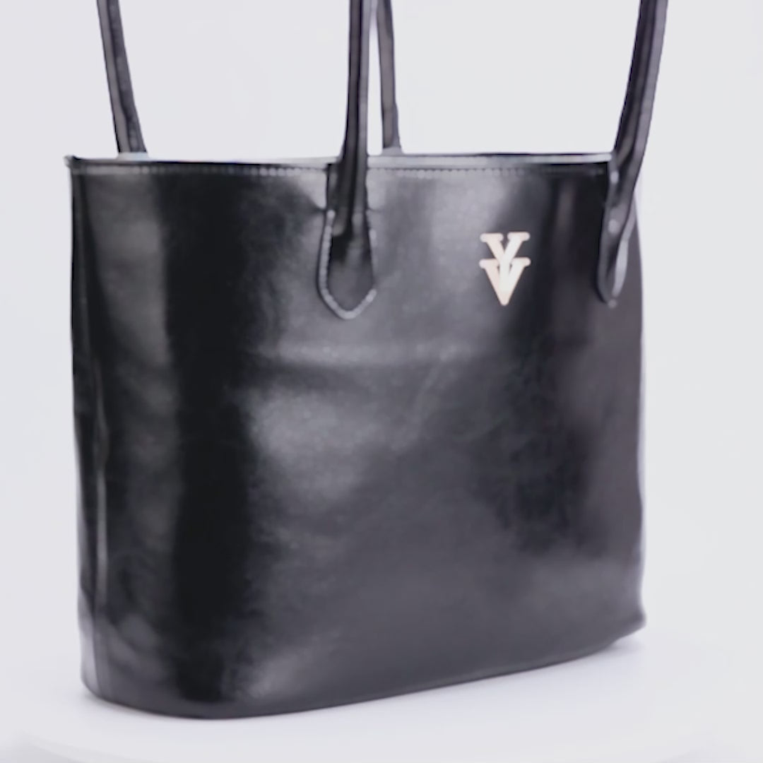 TOSCA Black & Midnight Stripes